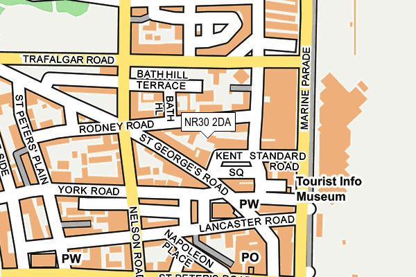 NR30 2DA map - OS OpenMap – Local (Ordnance Survey)