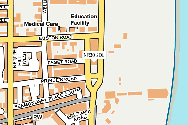 NR30 2DL map - OS OpenMap – Local (Ordnance Survey)
