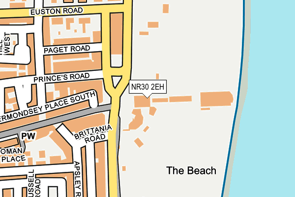 NR30 2EH map - OS OpenMap – Local (Ordnance Survey)
