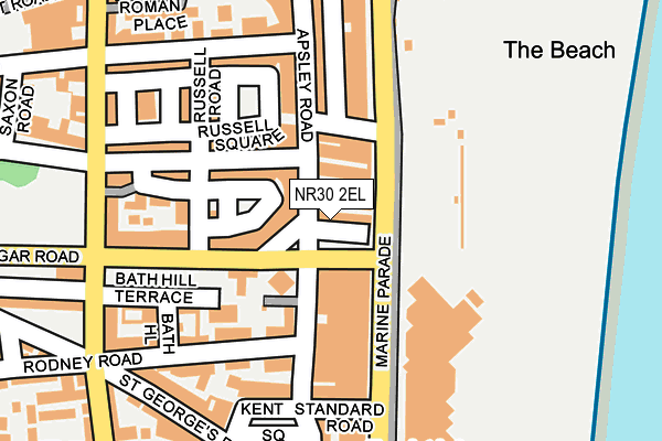 NR30 2EL map - OS OpenMap – Local (Ordnance Survey)