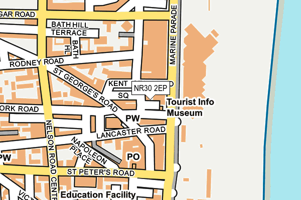 NR30 2EP map - OS OpenMap – Local (Ordnance Survey)