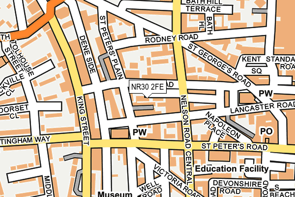 NR30 2FE map - OS OpenMap – Local (Ordnance Survey)