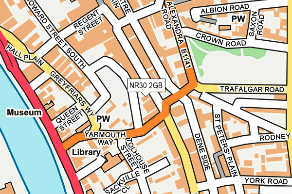 NR30 2GB map - OS OpenMap – Local (Ordnance Survey)