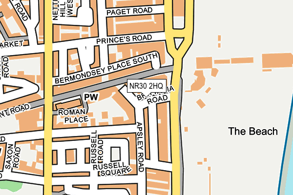 NR30 2HQ map - OS OpenMap – Local (Ordnance Survey)