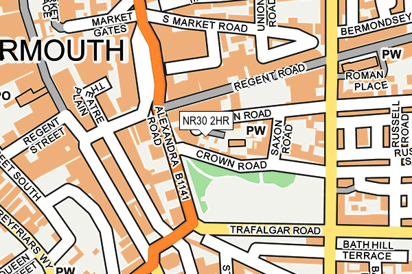 NR30 2HR map - OS OpenMap – Local (Ordnance Survey)