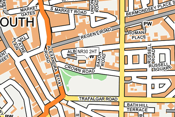 NR30 2HT map - OS OpenMap – Local (Ordnance Survey)