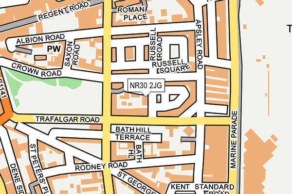 NR30 2JG map - OS OpenMap – Local (Ordnance Survey)