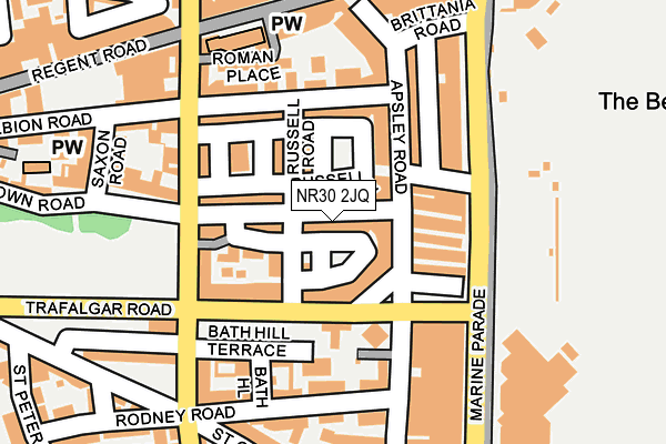 NR30 2JQ map - OS OpenMap – Local (Ordnance Survey)