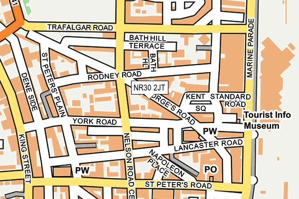 NR30 2JT map - OS OpenMap – Local (Ordnance Survey)