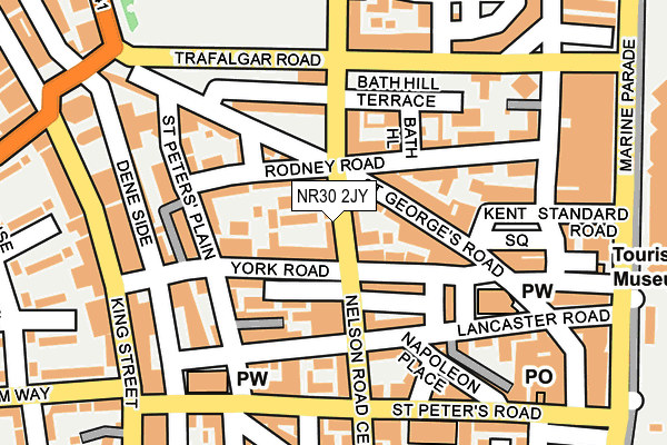 NR30 2JY map - OS OpenMap – Local (Ordnance Survey)