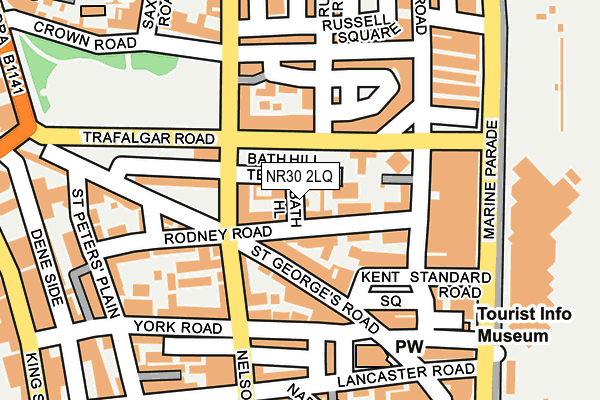 NR30 2LQ map - OS OpenMap – Local (Ordnance Survey)