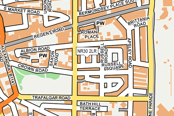 NR30 2LR map - OS OpenMap – Local (Ordnance Survey)