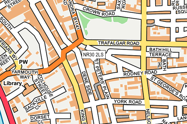 NR30 2LS map - OS OpenMap – Local (Ordnance Survey)