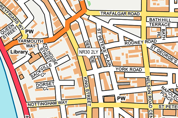 NR30 2LY map - OS OpenMap – Local (Ordnance Survey)