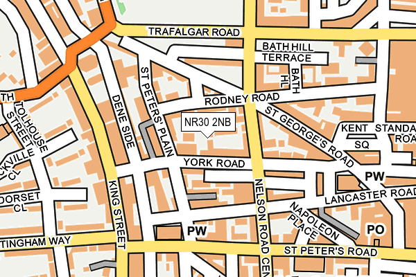 NR30 2NB map - OS OpenMap – Local (Ordnance Survey)