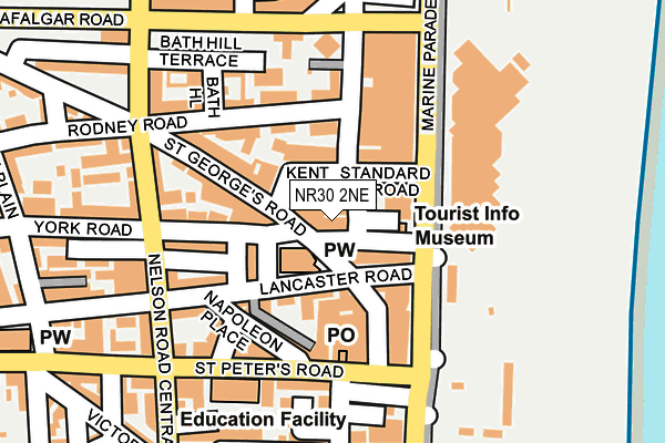 NR30 2NE map - OS OpenMap – Local (Ordnance Survey)