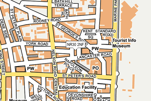 NR30 2NF map - OS OpenMap – Local (Ordnance Survey)