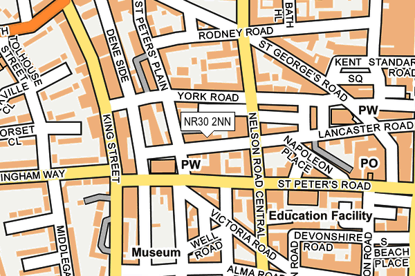 NR30 2NN map - OS OpenMap – Local (Ordnance Survey)