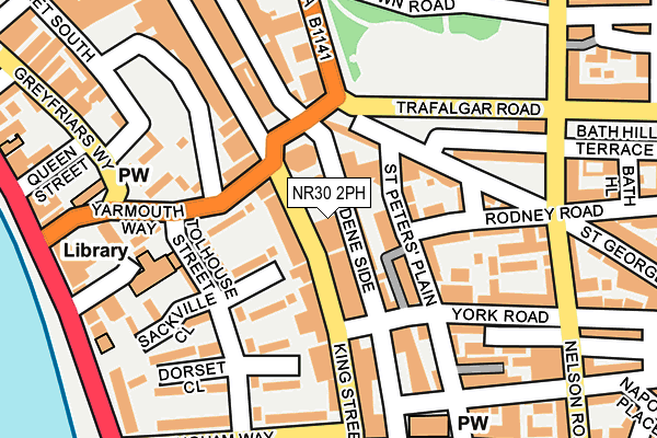 NR30 2PH map - OS OpenMap – Local (Ordnance Survey)