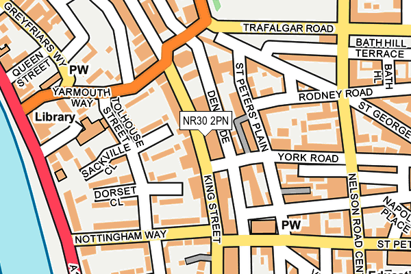 NR30 2PN map - OS OpenMap – Local (Ordnance Survey)