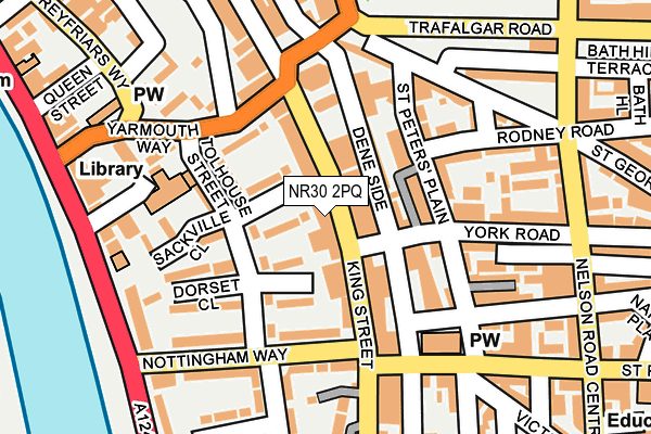 NR30 2PQ map - OS OpenMap – Local (Ordnance Survey)