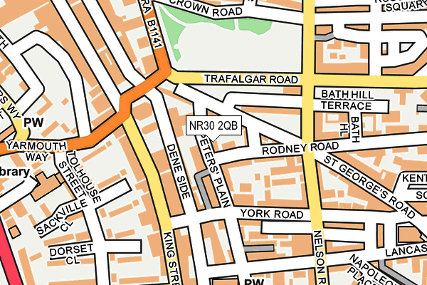 NR30 2QB map - OS OpenMap – Local (Ordnance Survey)
