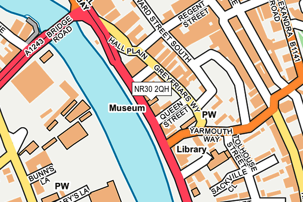 NR30 2QH map - OS OpenMap – Local (Ordnance Survey)
