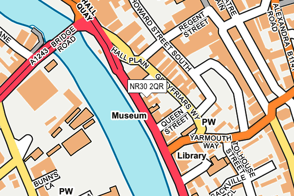 NR30 2QR map - OS OpenMap – Local (Ordnance Survey)