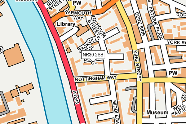 NR30 2SB map - OS OpenMap – Local (Ordnance Survey)