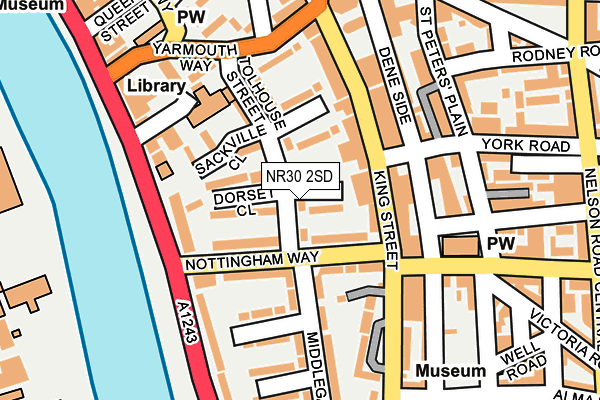 NR30 2SD map - OS OpenMap – Local (Ordnance Survey)