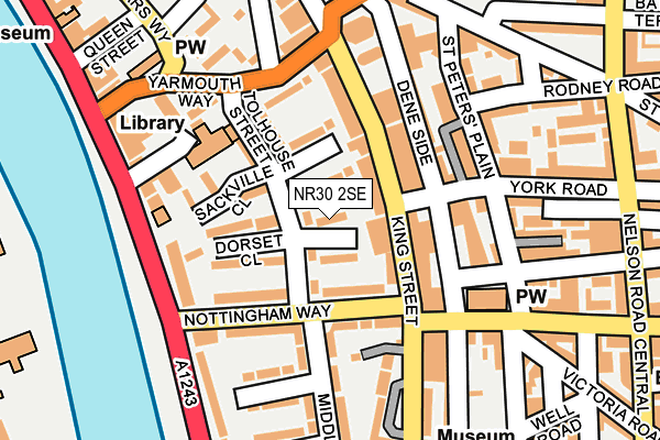 NR30 2SE map - OS OpenMap – Local (Ordnance Survey)