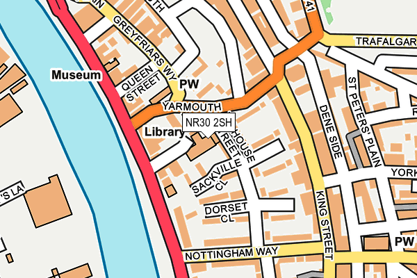NR30 2SH map - OS OpenMap – Local (Ordnance Survey)