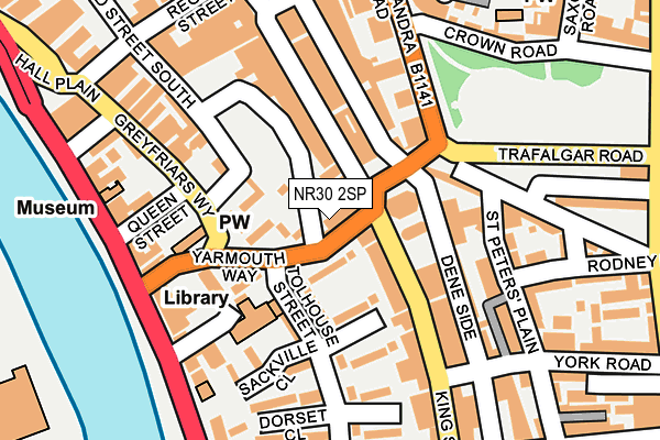 NR30 2SP map - OS OpenMap – Local (Ordnance Survey)