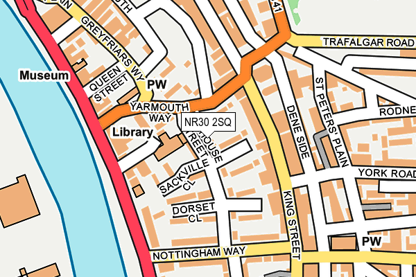 NR30 2SQ map - OS OpenMap – Local (Ordnance Survey)