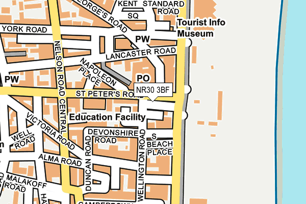 NR30 3BF map - OS OpenMap – Local (Ordnance Survey)
