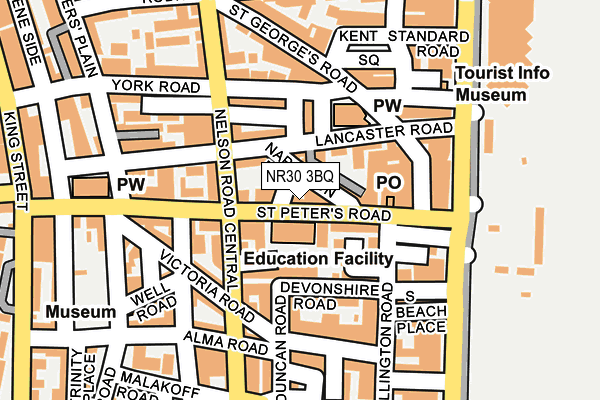 NR30 3BQ map - OS OpenMap – Local (Ordnance Survey)