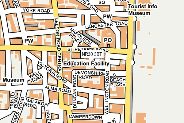 NR30 3BT map - OS OpenMap – Local (Ordnance Survey)