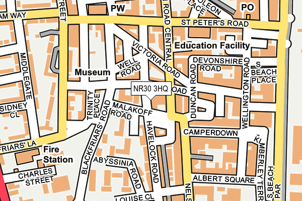 NR30 3HQ map - OS OpenMap – Local (Ordnance Survey)