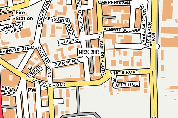 NR30 3HR map - OS OpenMap – Local (Ordnance Survey)