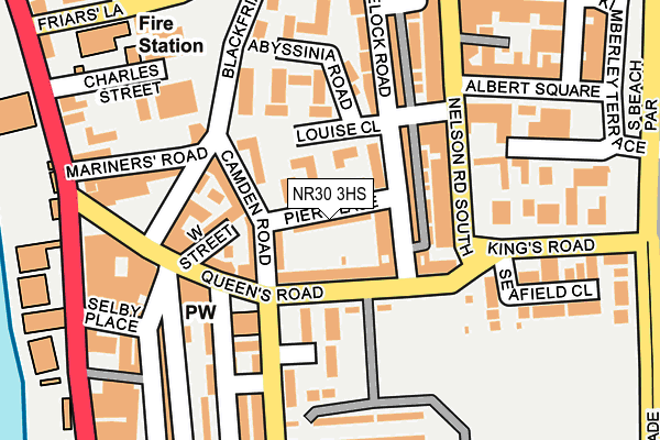 NR30 3HS map - OS OpenMap – Local (Ordnance Survey)