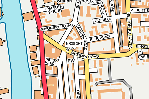 NR30 3HT map - OS OpenMap – Local (Ordnance Survey)