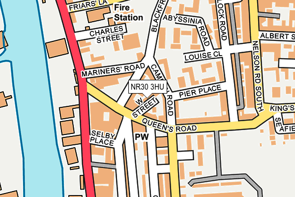 NR30 3HU map - OS OpenMap – Local (Ordnance Survey)