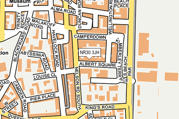 NR30 3JH map - OS OpenMap – Local (Ordnance Survey)