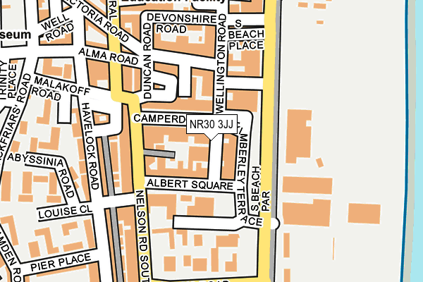 NR30 3JJ map - OS OpenMap – Local (Ordnance Survey)