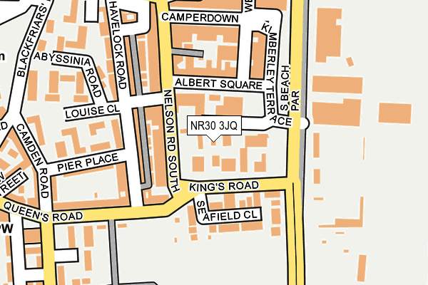 NR30 3JQ map - OS OpenMap – Local (Ordnance Survey)