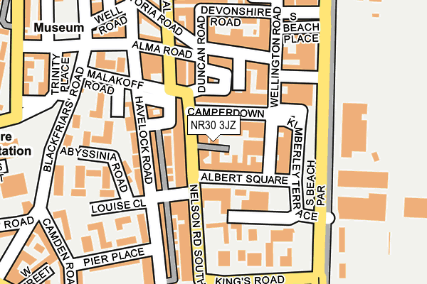 NR30 3JZ map - OS OpenMap – Local (Ordnance Survey)