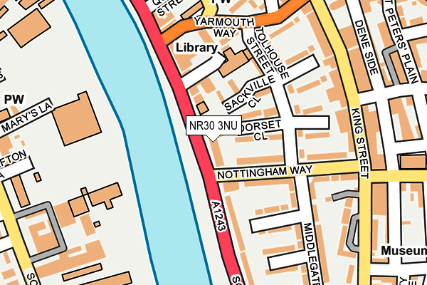 NR30 3NU map - OS OpenMap – Local (Ordnance Survey)