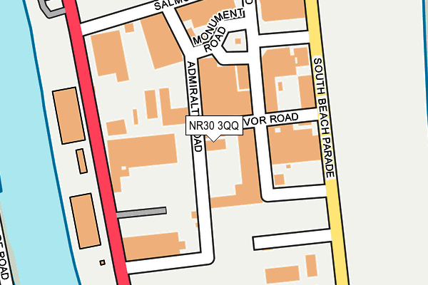 NR30 3QQ map - OS OpenMap – Local (Ordnance Survey)
