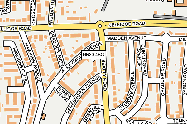 NR30 4BG map - OS OpenMap – Local (Ordnance Survey)