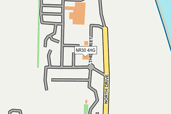 NR30 4HG map - OS OpenMap – Local (Ordnance Survey)
